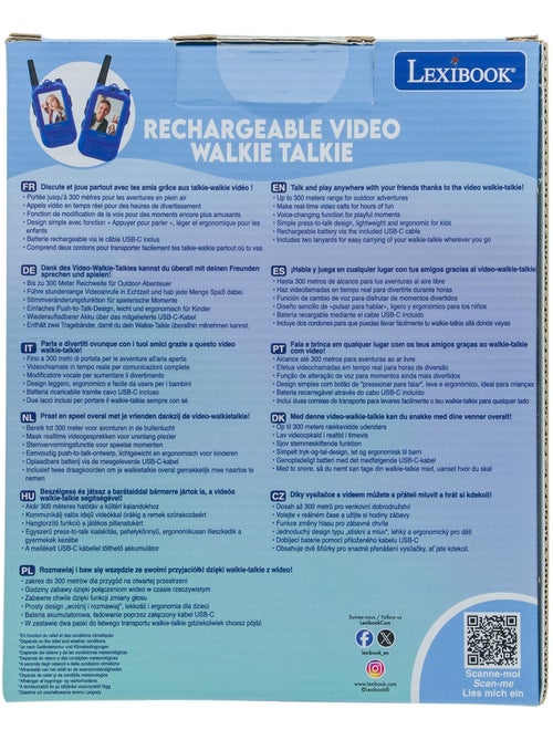 Oplaadbare video walkie-talkies - Kiabi Oplaadbare video walkie-talkies - Kiabi