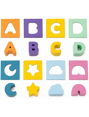 Oppi® | extension kuby lettres et ciel pour boîte à formes montessori