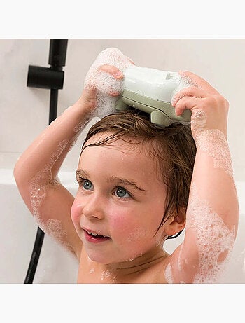 Oppi® | jouet de bain bébé massage et aspergeur d'eau kaba hippopotame
