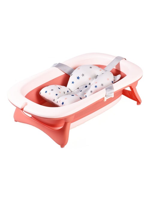 Opvouwbaar babybad Bwave blauw met geintegreerd kussen 0 tot 3 jaar - Kiabi Opvouwbaar babybad Bwave blauw met geintegreerd kussen 0 tot 3 jaar - Kiabi