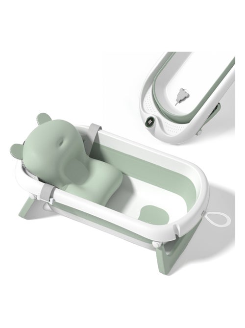 Opvouwbaar babybadje - Inclusief thermometer en badkussen | SUPERBE BEBE - Kiabi Opvouwbaar babybadje - Inclusief thermometer en badkussen | SUPERBE BEBE - Kiabi