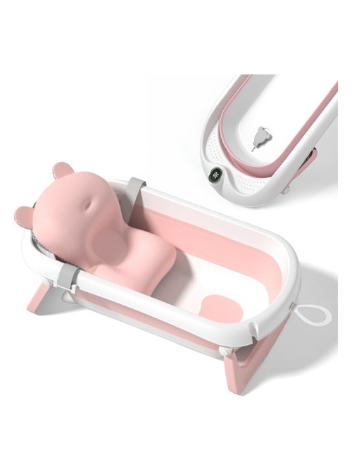 Opvouwbaar babybadje - Inclusief thermometer en badkussen | SUPERBE BEBE - Kiabi Opvouwbaar babybadje - Inclusief thermometer en badkussen | SUPERBE BEBE - Kiabi