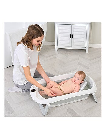 Opvouwbaar babybadje - Inclusief thermometer en badzitje | SUPERBE BEBE