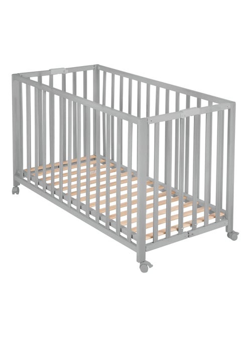 Opvouwbaar babybed 60 x 120 met wieltjes en in hoogte verstelbaar 'Fold Up' ROBA - Kiabi