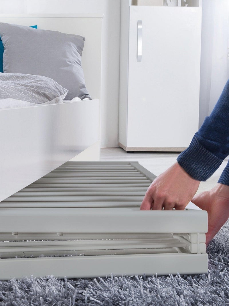 Opvouwbaar babybed 60 x 120 met wieltjes en in hoogte verstelbaar 'Fold Up' ROBA Taupegrijs - Kiabi