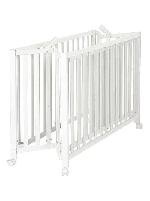 Opvouwbaar babybed 60 x 120 met wieltjes en in hoogte verstelbaar 'fold up' roba - Kiabi