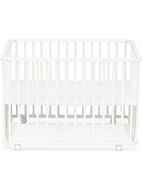 Opvouwbaar babypark 75 x 100 cm met wieltjes en verstelbare bodem - Kiabi Opvouwbaar babypark 75 x 100 cm met wieltjes en verstelbare bodem - Kiabi