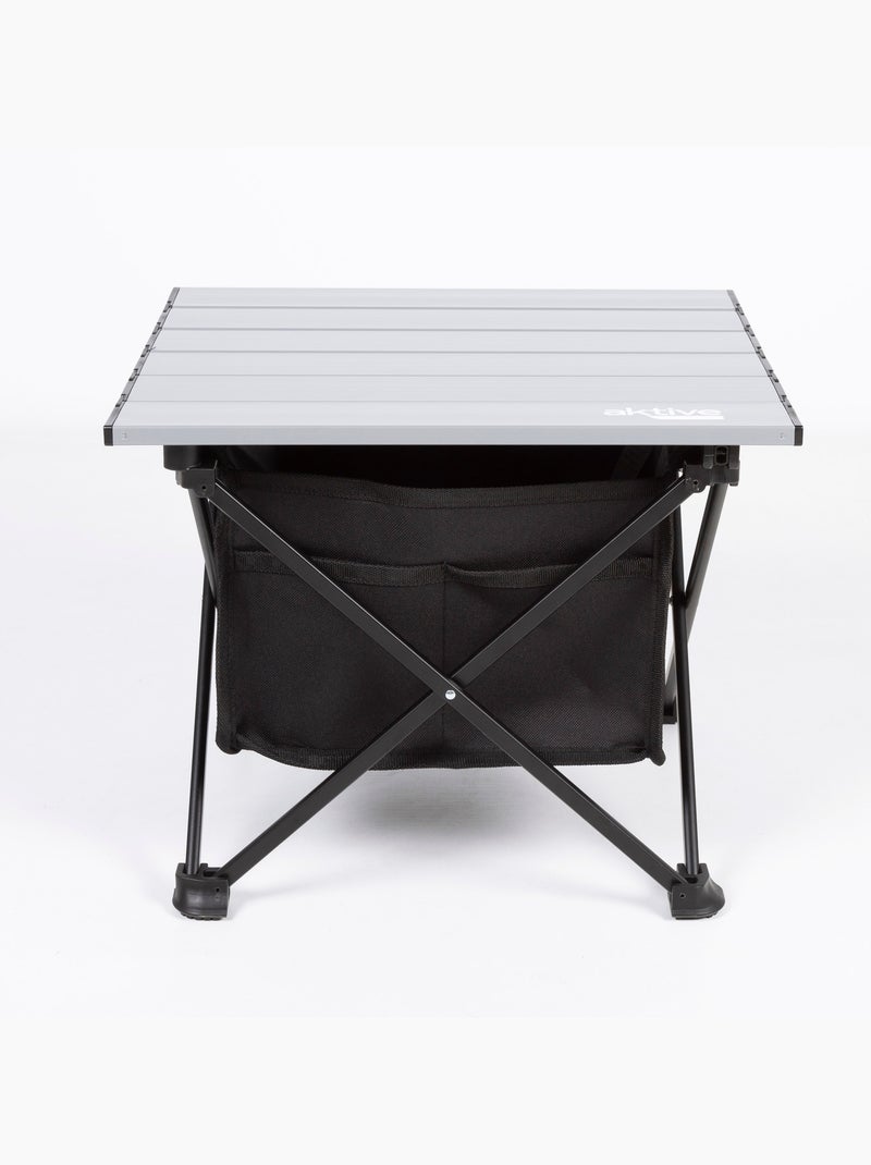 Opvouwbare campingtafel met opbergtas en vakje aktive Grijs - Kiabi