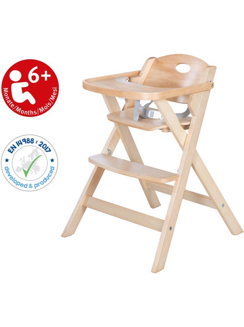 Opvouwbare kinderstoel met afneembaar eetblad 'Fold Up Smart' ROBA - Kiabi Opvouwbare kinderstoel met afneembaar eetblad 'Fold Up Smart' ROBA - Kiabi