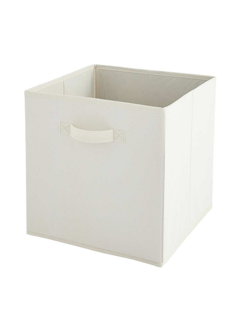 Opvouwbare, non-woven stoffen mand WIT - Kiabi