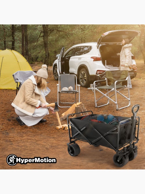 Opvouwbare transportkar hypermotion 100 l – tot 120 kg - Kiabi Opvouwbare transportkar hypermotion 100 l – tot 120 kg - Kiabi
