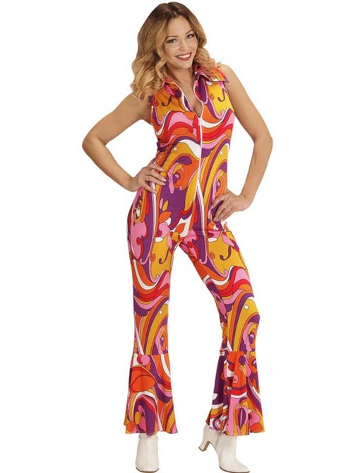 Orchidée en combinaison, costume des années 70 - Kiabi
