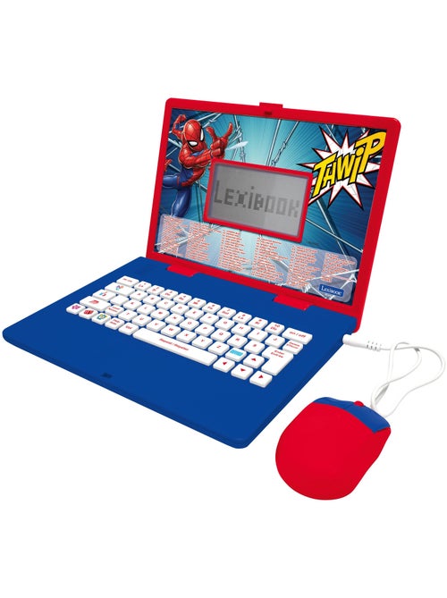 Ordinateur éducatif bilingue avec 164 activités au design spiderman (en/fr) - Kiabi