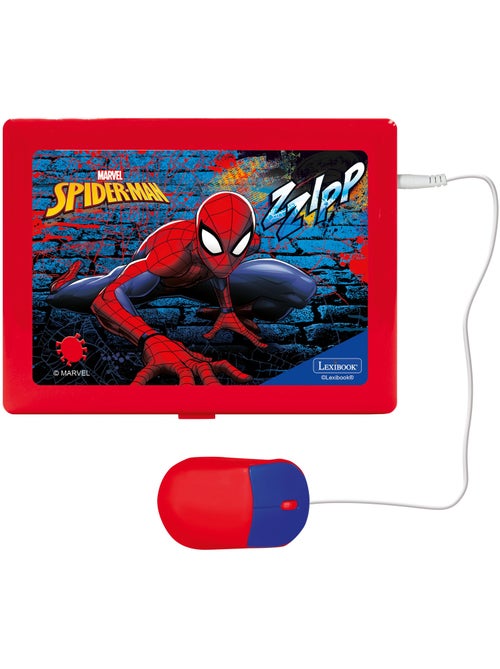Ordinateur éducatif bilingue avec 164 activités au design spiderman (en/fr) - Kiabi