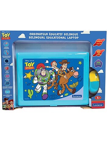 Ordinateur éducatif bilingue avec 164 activités au design toy story (en/fr)