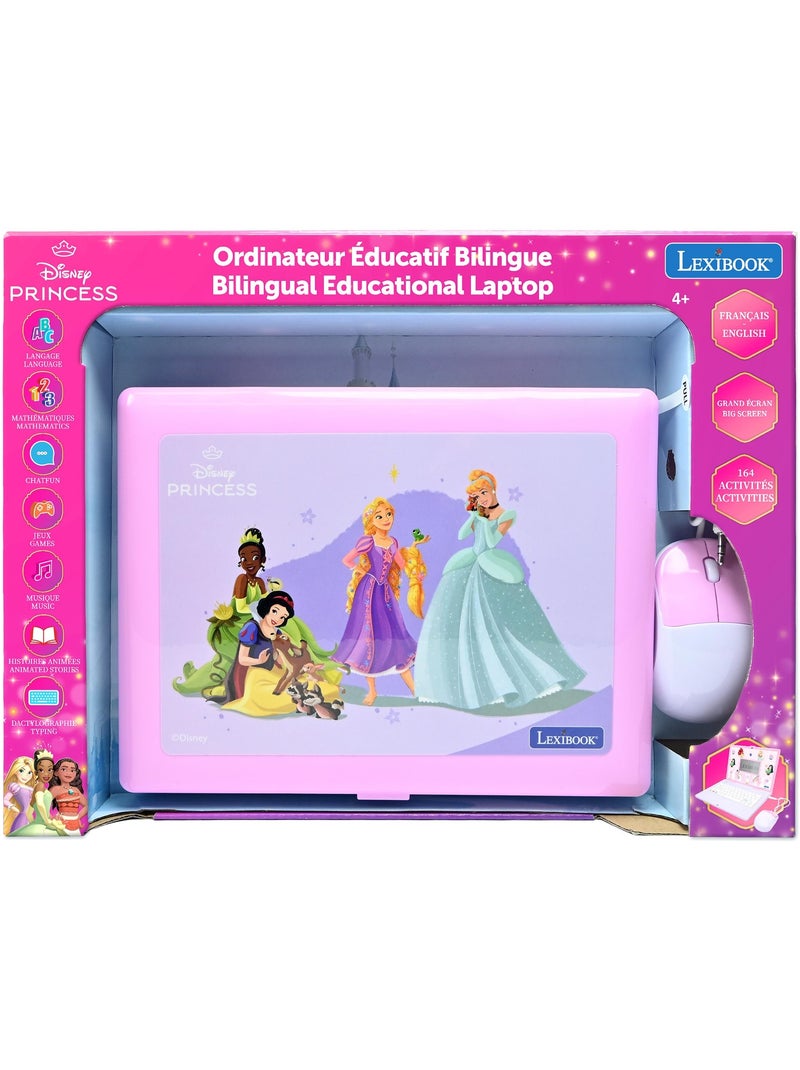 Ordinateur éducatif bilingue avec 164 activités disney princesses (en/fr) Rose - Kiabi