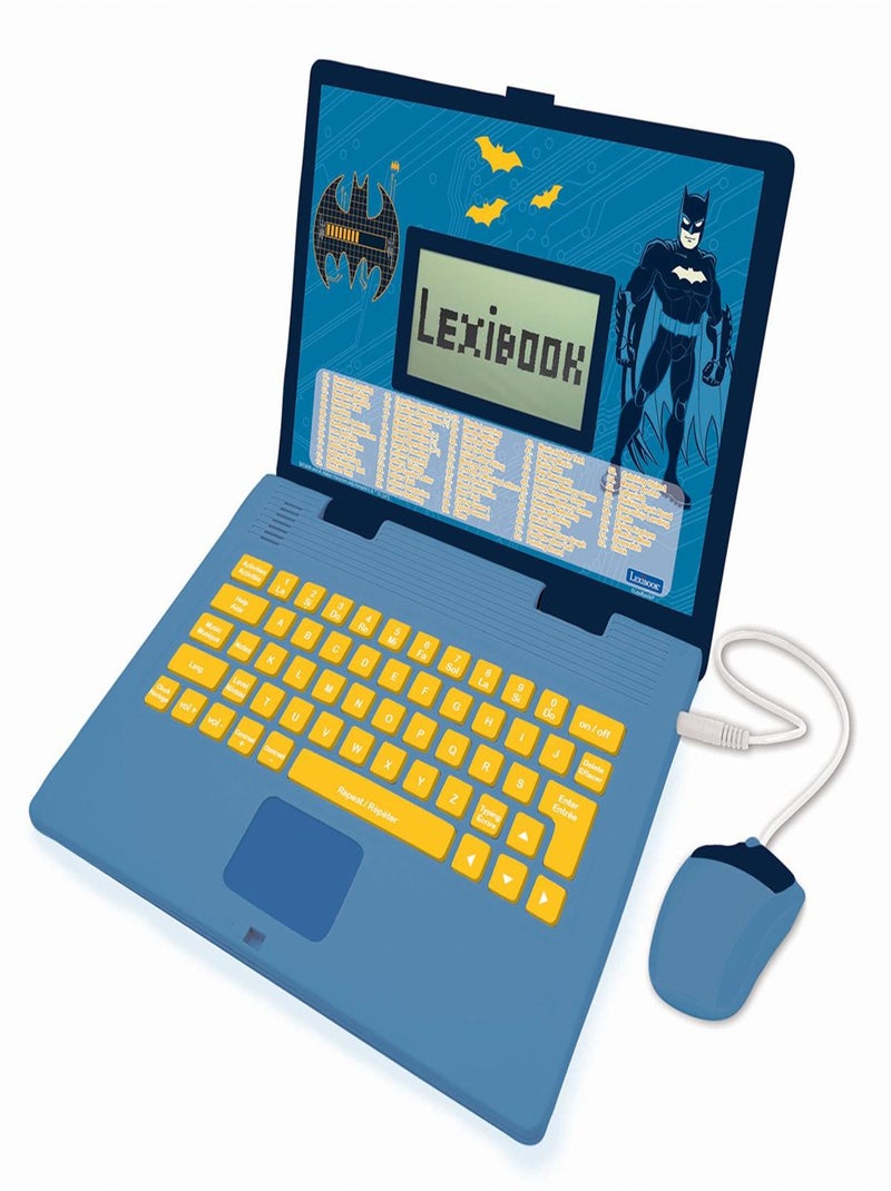 Ordinateur portable éducatif bilingue batman (fr/en) Bleu marine - Kiabi
