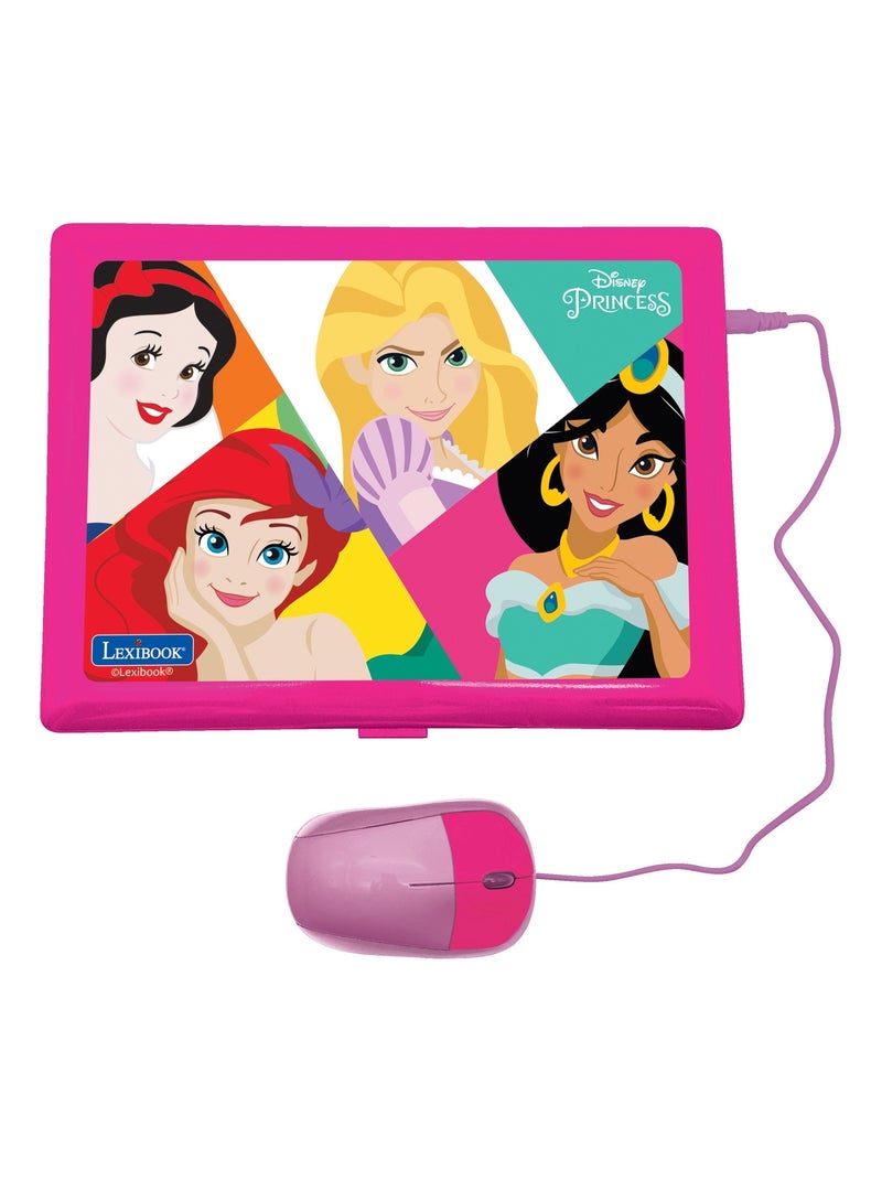 Ordinateur portable éducatif bilingue disney princesse (fr/en) Rose - Kiabi