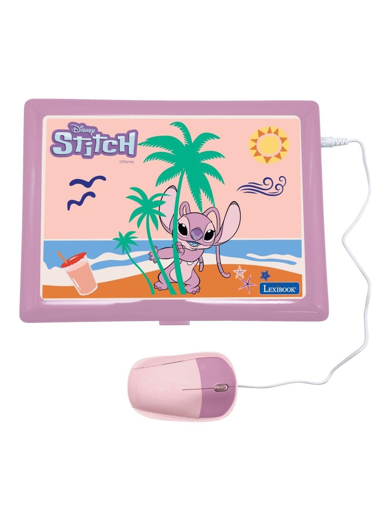 Ordinateur portable éducatif bilingue disney stitch (fr/en) Rose - Kiabi