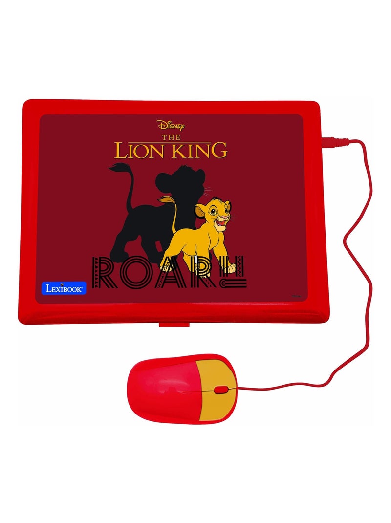 Ordinateur portable éducatif bilingue le roi lion (fr/en) Jaune - Kiabi