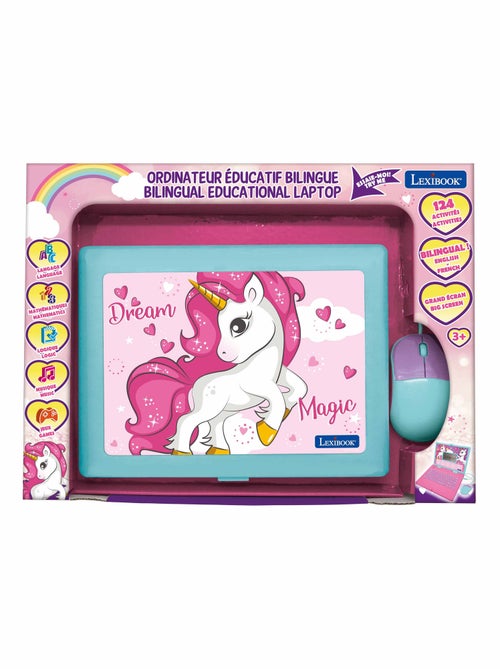 Ordinateur portable éducatif bilingue licorne (fr/en) - Kiabi Ordinateur portable éducatif bilingue licorne (fr/en) - Kiabi