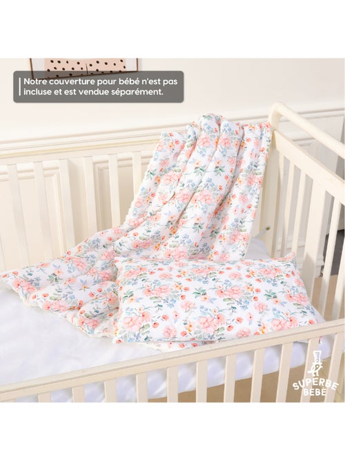 Oreiller avec taie inclus - Coton OEKO-TEX | SUPERBE BEBE - Kiabi Oreiller avec taie inclus - Coton OEKO-TEX | SUPERBE BEBE - Kiabi