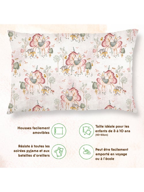 Oreiller avec taie inclus - Coton OEKO-TEX | SUPERBE BEBE - Kiabi Oreiller avec taie inclus - Coton OEKO-TEX | SUPERBE BEBE - Kiabi