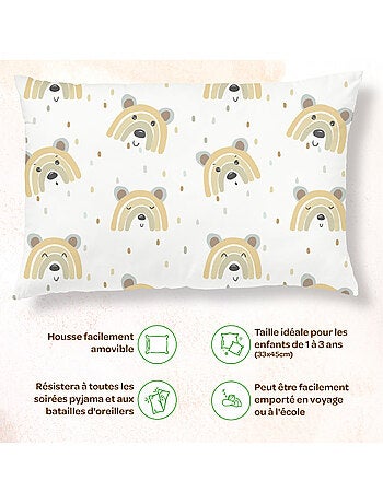Oreiller avec taie inclus - Coton OEKO-TEX | SUPERBE BEBE