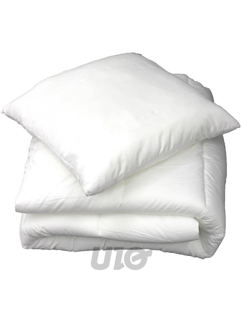 Oreiller polyester douceur d'intérieur Blanc - Kiabi