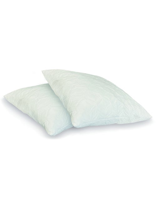 Oreillers polyester flocon mémoire de forme promo linge - Kiabi