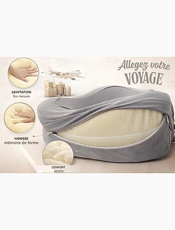 Oreillers Polyester Voyage Mémoire de Forme PROMO LINGE