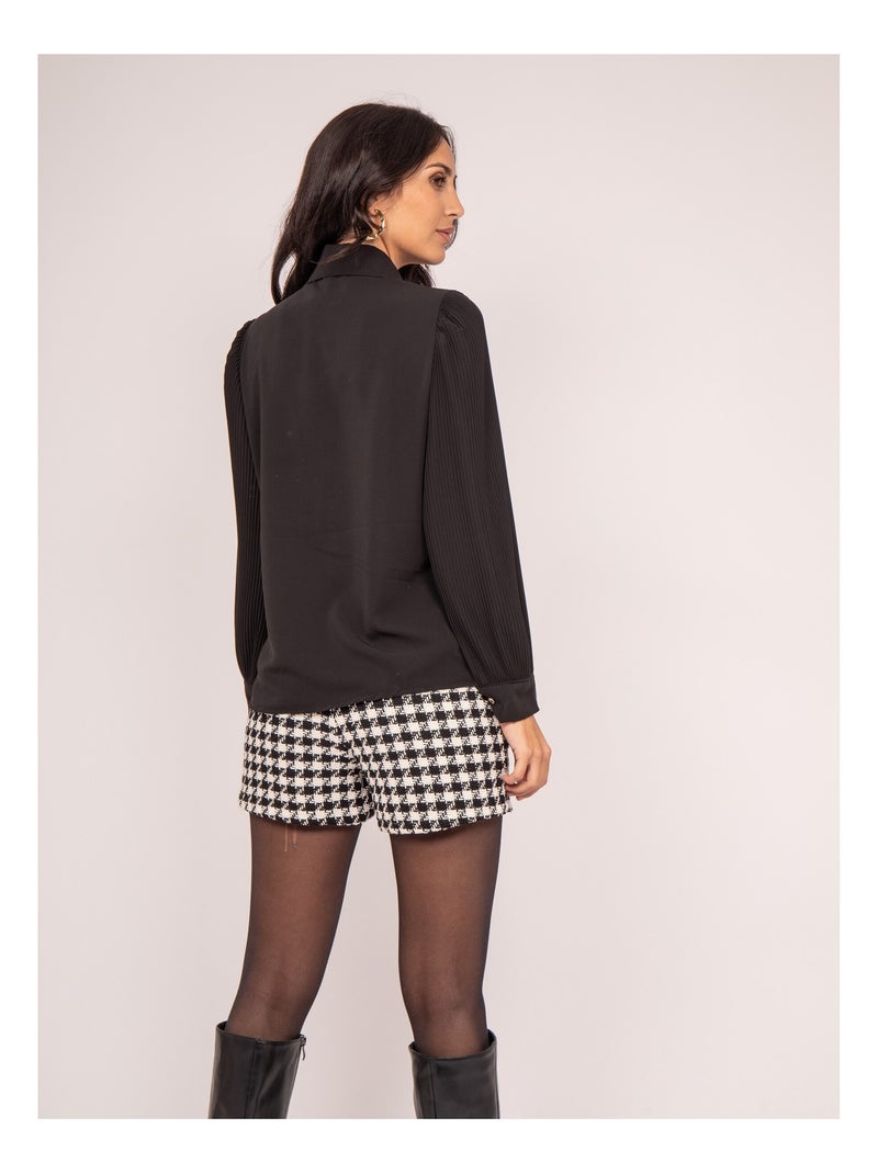 ORFEO Flowy Shirt Zwart - Kiabi
