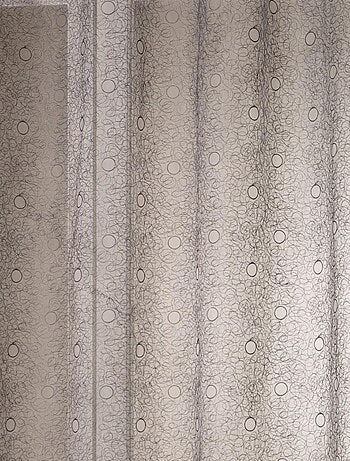 Organza-gordijn met bubbelmotief