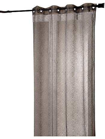 Organza-gordijn met bubbelmotief