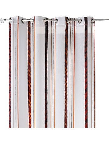 Organza-gordijn met verticale strepen