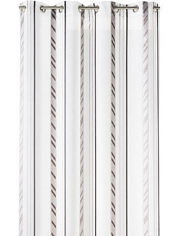 Organza-gordijn met verticale strepen