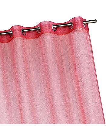Organza voile met fijne horizontale strepen