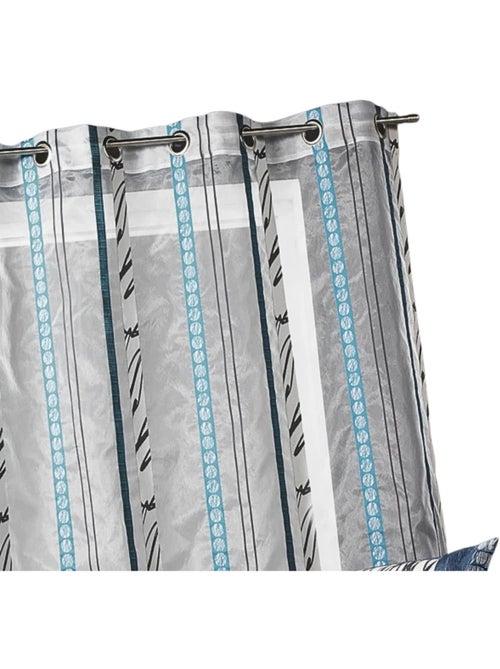 Organza voile met fijne zebrastrepen - Kiabi Organza voile met fijne zebrastrepen - Kiabi