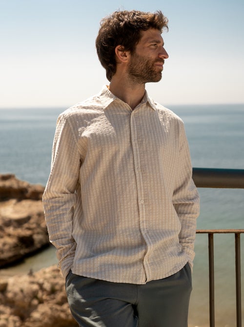 Originele blouse met lange mouw en een comfortabele snit - Kiabi