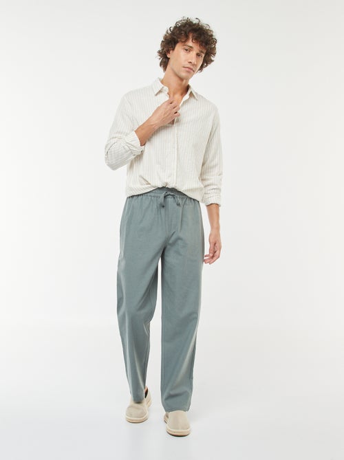 Originele blouse met lange mouw en een comfortabele snit - Kiabi