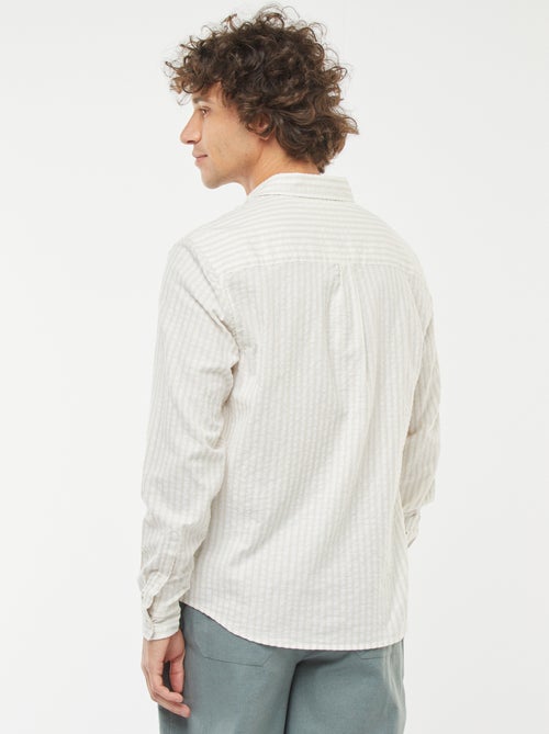 Originele blouse met lange mouw en een comfortabele snit - Kiabi