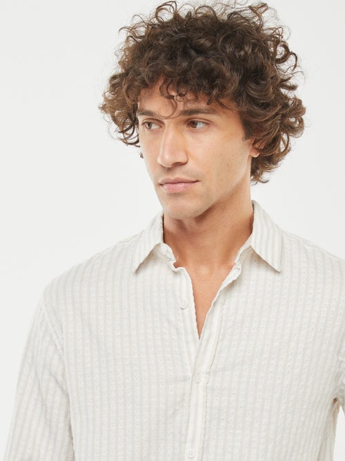 Originele blouse met lange mouw en een comfortabele snit - Kiabi