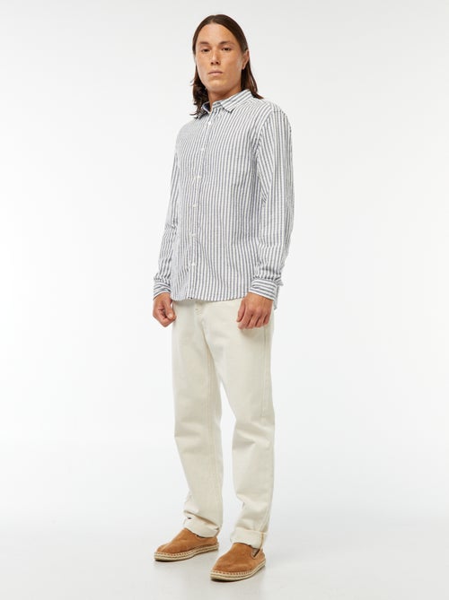 Originele blouse met lange mouw en een comfortabele snit - Kiabi