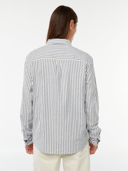 Originele blouse met lange mouw en een comfortabele snit - Kiabi