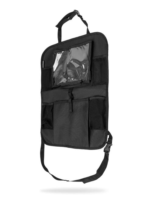Osann - organisateur voiture bébé avec compartiment tablette / protège siège auto universelle - noir - Kiabi