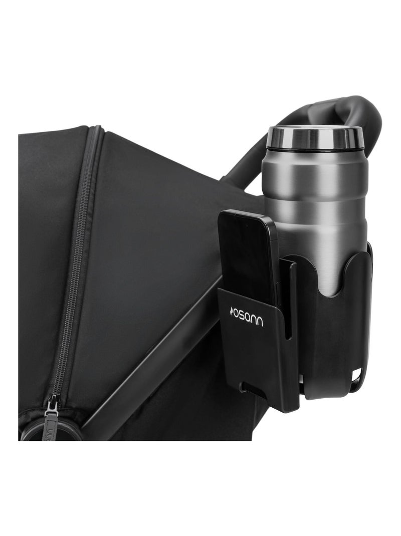 Osann- kinderwagen beker/telefoon houder  - black Zwart Zwart - Kiabi