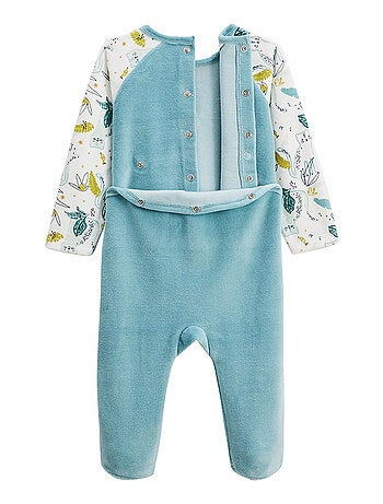 Oscar velours babypyjama's