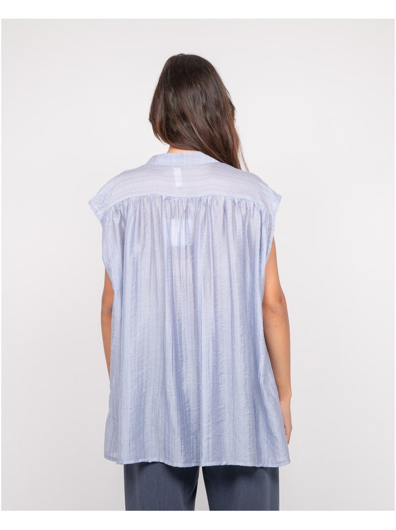 Osiris mouwloze blouse Blauw - Kiabi