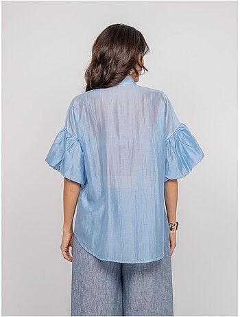 Otela shirt met ballonmouwen