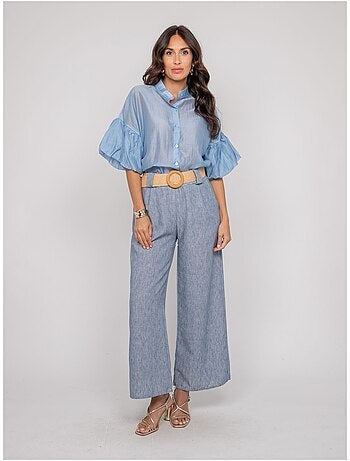 Otela shirt met ballonmouwen